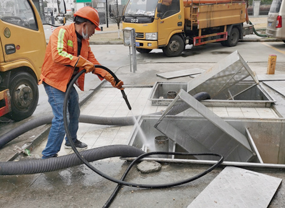 胡市镇隔油池清理